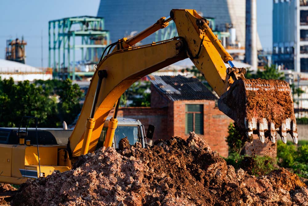 Backhoe construction